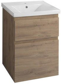 Aqualine Aqualine, ALTAIR umývadlová skrinka 52x72,5x45cm, dub emporio, AI355