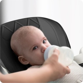 Detská stolička 3v1 Nukido Elite - čierna