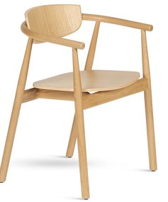 Stima Designové kreslo GREEN Vyberte odtieň ->: Dub, Vyberte látku ->: Čierná koženka