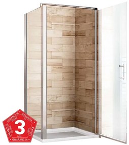 Sprchový kút Atena 100x100x190 chróm