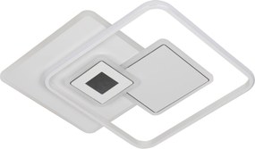 XXXLutz STROPNÉ LED SVIETIDLO, 50,3/50,3/6 cm Novel - Interiérové svietidlá - 003783001201