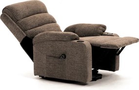 Polohovacie kreslo béžové, elektrické TV-S8348 CRM2