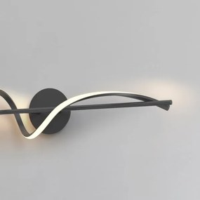 ONLI - LED Nástenné svietidlo TWIST LED/25W/230V 4000K čierna