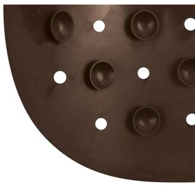 Spirella Protišmyková podložka do vane CLASS Premium, hnedá, 36 x 97 cm