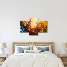 Obraz - Abstraktná maľba kvetov (90x60 cm)