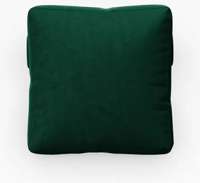 Zelený zamatový vankúš k modulárnej pohovke Rome Velvet - Cosmopolitan Design
