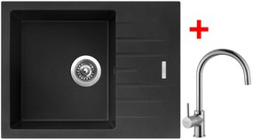 Akčný set Sinks PERFECTO 650 Metalblack + batéria VITALIA