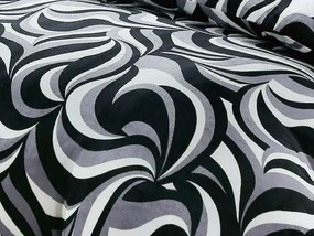 Jemné mikroplyš obliečky Homa DEBORAH MONO 140x200 cm