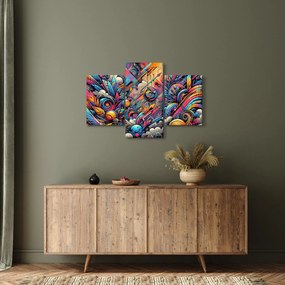 Obraz - Pestrofarebné graffiti (90x60 cm)