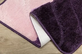 Sada kúpeľňových koberčekov FIORI fialová