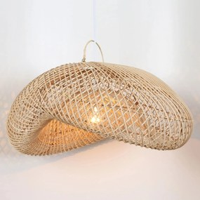 Ratanová lampa Luna veľká