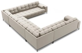 Béžová rohová pohovka do "U" Bali – Cosmopolitan Design