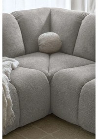 Svetlosivá rohová pohovka (pravý roh/do tvaru "U") Shell – Miuform