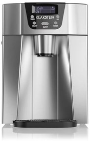 Klarstein Ice Volcano 2 GS, výrobník ľadu, 13 kg/24 h, zariadenie na výrobu ľadu, LED, strieborný