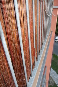 Prútená zástena na plot Výška plota: 140 cm, Dĺžka plota: 300 cm