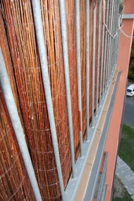Prútená zástena na plot Výška plota: 180 cm, Dĺžka plota: 300 cm