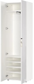 Biela šatníková skriňa 59x197 cm Genova – Germania