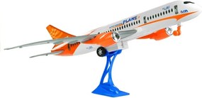 LEAN Toys Osobné lietadlo Biela trecia základňa 65 cm