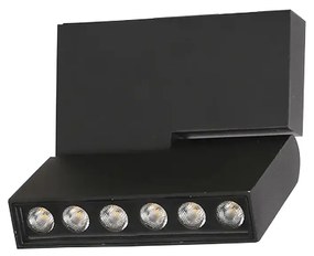 LED bodové svetlo Leon čierne