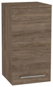 Mereo, Mereo Bino kúpeľňová skrinka horná 63 cm, pravá, Multidecor, Dark Rockford Hic, MER-CN696DRH1