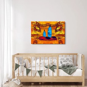 Obraz - Staroveká maľba (90x60 cm)