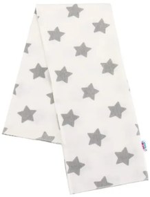 NEW BABY Flanelová plienka s potlačou New Baby biela STARS