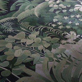Obraz - Maľovaný vzor džungle (120x50 cm)