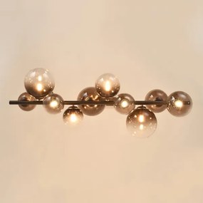 Brilagi - LED luster na lanku MILLA 10xG9/3W/230V hnedá/dymová hnedá