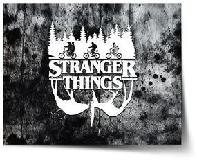 Sablio Plagát Stranger Things White - 60x40 cm