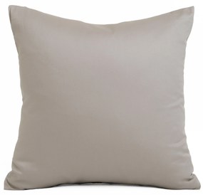 Saténová obliečka na vankúš 50 x 50 cm - Diana šedohnedá