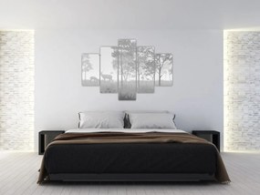 Obraz - Lúka s jeleňami (150x105 cm)
