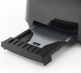 Nedis KABT150EBK - Hriankovač s dvoma otvormi 700W/230V čierna