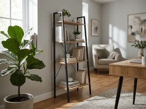 Knižnica TAYLOR SONOMA 4 police 147x60 cm, dub sonoma