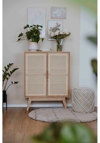 Skrinka v dekore duba v prírodnej farbe 87x110 cm Bridget – Støraa