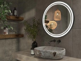 LED zrkadlo v ráme do kúpeľne C5