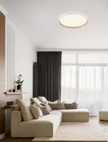 LED stmievateľné biele dizajnové stropné svietidlo Vomos 60