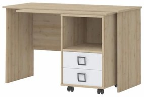 Písací stôl Kiki RS-BK/KI-15 buk/biely