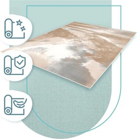 Koberec FD Sensi Bizar tmavobéžový