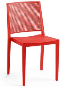 Elegantná stolička Grid - červená