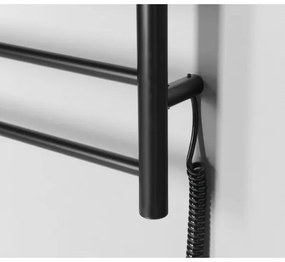 Sapho - Elektrický sušiak na uteráky REDONDO 130W/230V 63x116 cm matná čierna