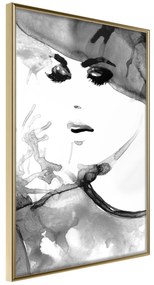 Artgeist Plagát - Elegance in Love [Poster] Veľkosť: 40x60, Verzia: Zlatý rám