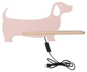 Ružové detské svietidlo Dog - Candellux Lighting