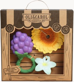 Súprava ručne vyrobených hryzadiel Newborn, 3 ks