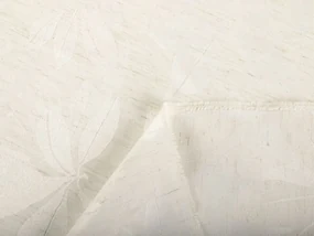 Biante Teflónový okrúhly obrus TF-065 Listy na režnom Ø 50 cm