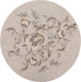 Koberec Agnella Ballata Natural Jira sivý, kruh