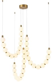 LED Luster na lanku LED/35W/230V 3000K