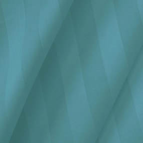 BAMBUSOVÉ OBLIEČKY STRIPE SEA 140X200 CM, 1KS 70X80 CM, 2KS 40X40 CM TYRKYSOVÉ