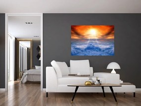 Moderný obraz - slnko nad oblaky