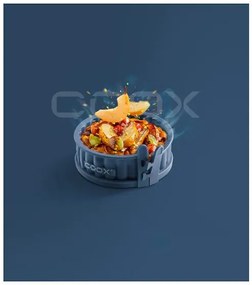 Coox Forma na koláč + Forma na bábovku + Miniforma na tortu so skleným dnom + Forma na tartalette, modrosivá  (800011881)