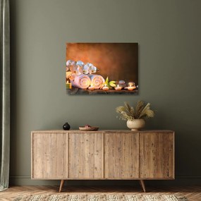Sklenený obraz - Relax a Spa (70x50 cm)